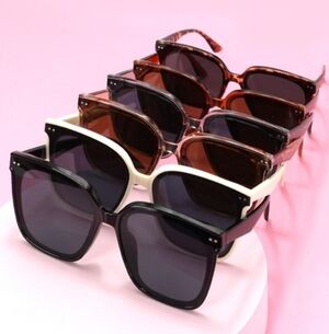 Trendy Square Cat Eye Sunglasses | Boutique UV400 | Multiple Colors | NEW